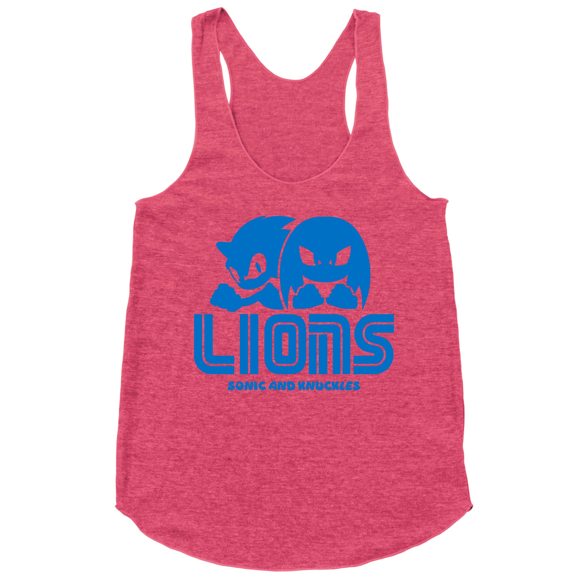 Sonic and Knuckles Lions Racerback Tank